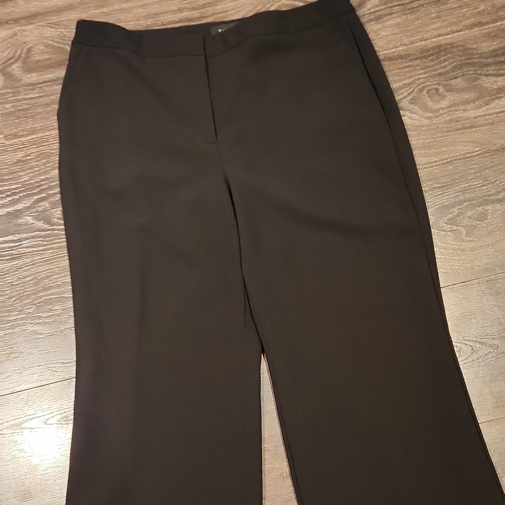 ❤️ TALBOTS HIGH RISE WIDE LEG TROUSERS / PANTS, BLACK, 14 (32) - Picture 4 of 9